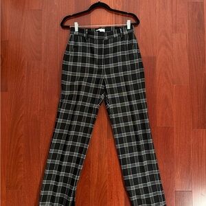 & Other Stories Black and White Checkered Men's Pants